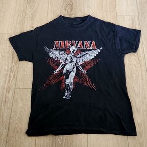Mens M Nirvana Rock shirt